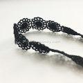 Black Water soluble lace sunflower necklace for women